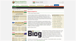 Desktop Screenshot of magyarvalogatott.hu
